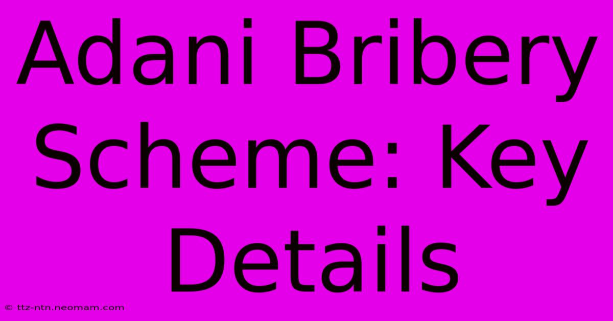 Adani Bribery Scheme: Key Details